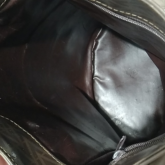 Mario Valentino Vintage Shoulder Bag W Unbranded Gold Chain Strap - Picture 15 of 16